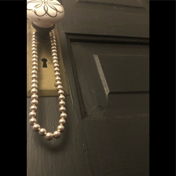 925 Sterling Silver Beaded Necklace